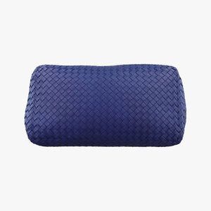 Secondhand Bottega Veneta Cesta Intrecciato Blue lambskin handbag | stylenewstar