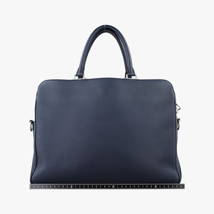 Vintage Louis Vuitton Armand Briefcase MM Navy Taurillon leather M54380 shoulderbag | stylenewstar