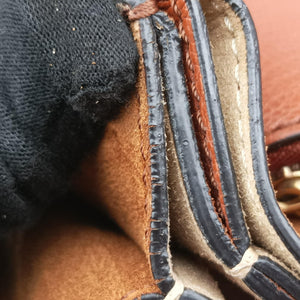 Vintage Givenchy GV3 small Chestnut Leather × Suede shoulderbag | stylenewstar