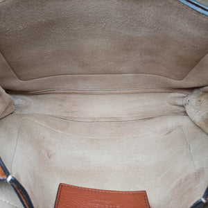 Vintage Givenchy GV3 small Chestnut Leather × Suede shoulderbag | stylenewstar