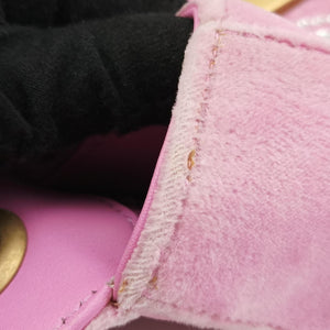 Pre-owned Gucci GG Marmont Pink velour 443497 shoulderbag | stylenewstar