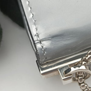 Pre-owned Prada Chain Pouch Nube Spazzolato Leather shoulderbag | stylenewstar