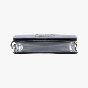 Pre-owned Prada Chain Pouch Nube Spazzolato Leather shoulderbag | stylenewstar