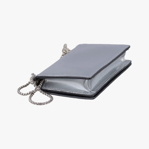 Pre-owned Prada Chain Pouch Nube Spazzolato Leather shoulderbag | stylenewstar