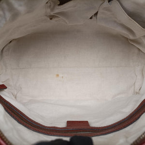 Secondhand Gucci Bamboo Brown GGCanvas×Leather 339002 handbag | stylenewstar