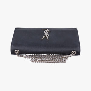 Pre-owned Yves Saint Laurent KATE Black Caviar Skin 364021 shoulderbag | stylenewstar