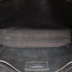 Pre-owned Yves Saint Laurent KATE Black Caviar Skin 364021 shoulderbag | stylenewstar