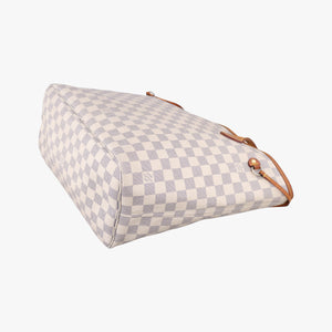 Vintage Louis Vuitton Neverfull MM Azur Damier Canvas N51107 handbag | stylenewstar