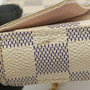 Secondhand Louis Vuitton Pochette FeLICIE Azur Damier Canvas N63106 shoulderbag | stylenewstar