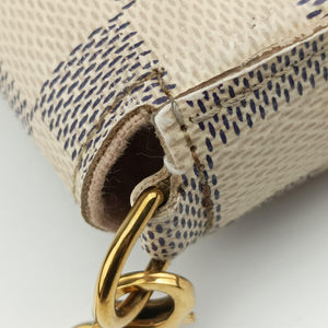 Secondhand Louis Vuitton Pochette FeLICIE Azur Damier Canvas N63106 shoulderbag | stylenewstar