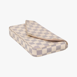 Secondhand Louis Vuitton Pochette FeLICIE Azur Damier Canvas N63106 shoulderbag | stylenewstar