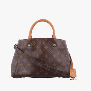 Pre-owned Louis Vuitton Montaigne BB BROWN Monogram Canvas M41055 shoulderbag | stylenewstar