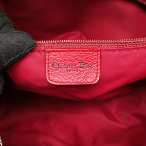 Pre-owned Christian Dior Trotter Brown x Yellow x Red x Green PVC coated canvas leather handbag | stylenewstar