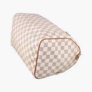 Pre-owned Louis Vuitton Speedy 30 AZUR Damier Canvas N41533 handbag | stylenewstar