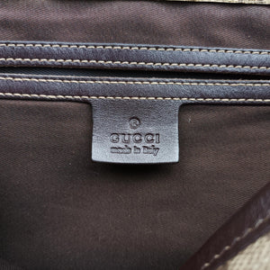 Vintage Gucci GG Imprime Messenger Brown PVC coated canvas×Leather 201725 shoulderbag | stylenewstar