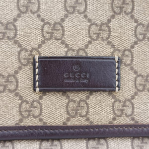 Vintage Gucci GG Imprime Messenger Brown PVC coated canvas×Leather 201725 shoulderbag | stylenewstar