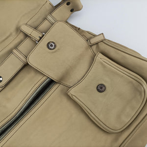 Pre-owned Christian Dior Gaucho Beige Leather shoulderbag | stylenewstar