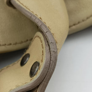 Pre-owned Christian Dior Gaucho Beige Leather shoulderbag | stylenewstar