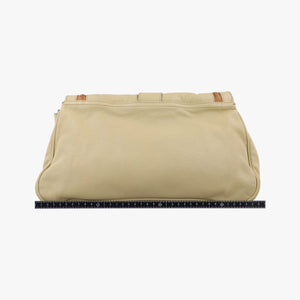 Pre-owned Christian Dior Gaucho Beige Leather shoulderbag | stylenewstar