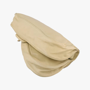 Pre-owned Christian Dior Gaucho Beige Leather shoulderbag | stylenewstar