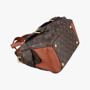 Pre-owned Louis Vuitton Manhattan NM Brown Monogram Canvas M43481 shoulderbag | stylenewstar