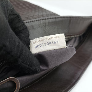Pre-owned Bottega Veneta Intrecciato Brown lambskin shoulderbag | stylenewstar