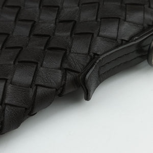 Pre-owned Bottega Veneta Intrecciato Brown lambskin shoulderbag | stylenewstar