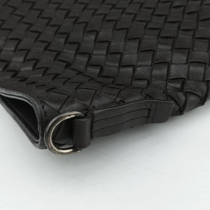Pre-owned Bottega Veneta Intrecciato Brown lambskin shoulderbag | stylenewstar