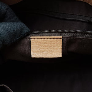 Secondhand Gucci Abbey Brown Canvas×Leather 189831 handbag | stylenewstar