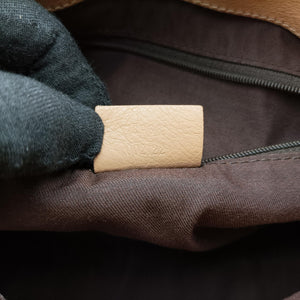 Secondhand Gucci Abbey Brown Canvas×Leather 189831 handbag | stylenewstar