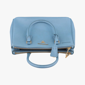 Secondhand Prada Galleria Blue SAFFIANO Leather BN1786 handbag | stylenewstar