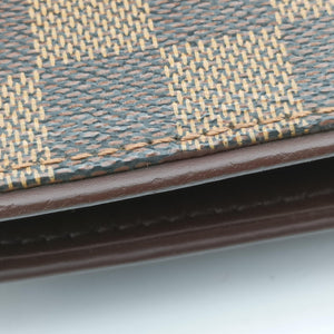 Pre-owned Louis Vuitton Saria Horizontal EBENE Damier Canvas N51282 handbag | stylenewstar