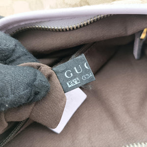 Pre-owned Gucci Princy Purple × Beige Leather×Canvas 204939 shoulderbag | stylenewstar