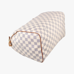 Pre-owned Louis Vuitton Speedy 30 AZUR Damier Canvas N41533 handbag | stylenewstar