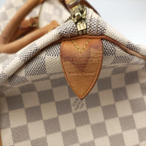 Pre-owned Louis Vuitton Speedy 30 AZUR Damier Canvas N41533 handbag | stylenewstar