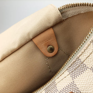 Pre-owned Louis Vuitton Speedy 30 AZUR Damier Canvas N41533 handbag | stylenewstar