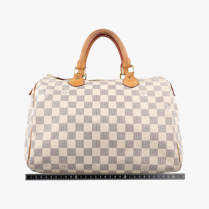 Pre-owned Louis Vuitton Speedy 30 AZUR Damier Canvas N41533 handbag | stylenewstar