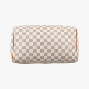 Pre-owned Louis Vuitton Speedy 30 AZUR Damier Canvas N41533 handbag | stylenewstar