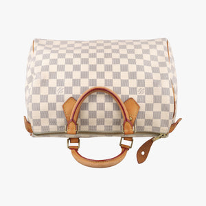 Pre-owned Louis Vuitton Speedy 30 AZUR Damier Canvas N41533 handbag | stylenewstar