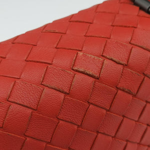 Secondhand Bottega Veneta Intrecciato Olimpia Orange lambskin shoulderbag | stylenewstar