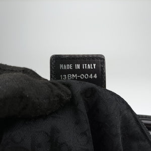 Pre-owned Christian Dior Corset Hobo Black Leather handbag | stylenewstar