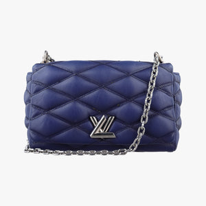 Pre-owned Louis Vuitton GO-14MM Navy Lambskin M50993 shoulderbag | stylenewstar
