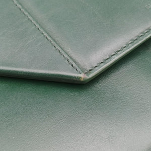 Pre-owned Yves Saint Laurent BETTY Green Leather 314515 shoulderbag | stylenewstar