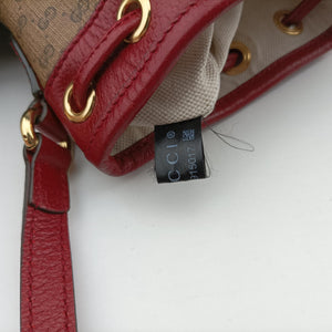 Pre-owned Gucci Doraemon collaboration Brown×Red×Multicolor PVC coated canvas×Leather 647801 shoulderbag | stylenewstar