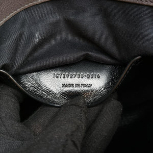 Vintage Yves Saint Laurent COLLEGE Grey Leather 392738 shoulderbag | stylenewstar