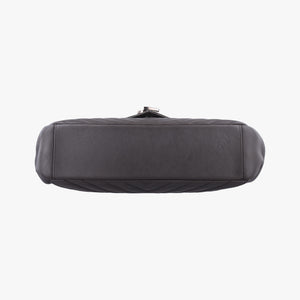 Vintage Yves Saint Laurent COLLEGE Grey Leather 392738 shoulderbag | stylenewstar