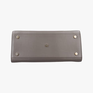 Vintage Yves Saint Laurent SAC DE JOUR Grey Leather 355153 shoulderbag | stylenewstar