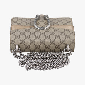 Pre-owned Gucci Dionysus Beige×Brown PVC coated canvas× suede 421970 shoulderbag | stylenewstar