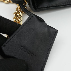 Vintage Gucci Padlock Black Leather 432182 shoulderbag | stylenewstar