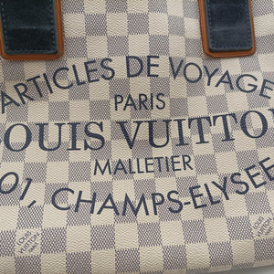 Pre-owned Louis Vuitton Plein Soleil Cabas PM AZUR Damier Canvas N41179 handbag | stylenewstar